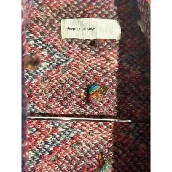 Sleeping on Snow Anthropologie Open Front Cardigan Long Sleeve Wool blend XS/TP - Picture 5 of 11
